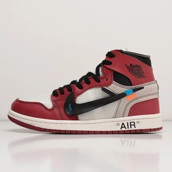 Jordan Men's Red Retro 1 High-Top Classic Athletic Sneaker Size 12 - Picture 1 of 7